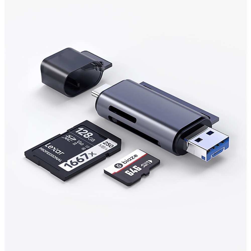 3 in 1 ī  Type-C USB3.0 SD ũ SD TF ޸ ī  OTG ޴ ȭ ǻ Ʈ Multi Smart Cardreader